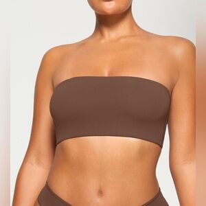 SKIMS Brown Oxide color Bandeau tube top Y2K Might fit best a medium or large